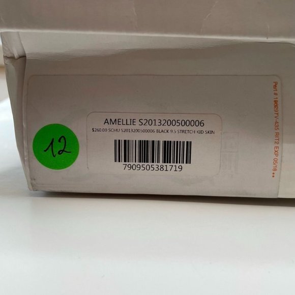 NIB SCHUTZ AMELLIE LEATHER MID CALF SOCK BOOTS IN BLACK SZ  9.5 - 6.5 - Picture 12 of 12